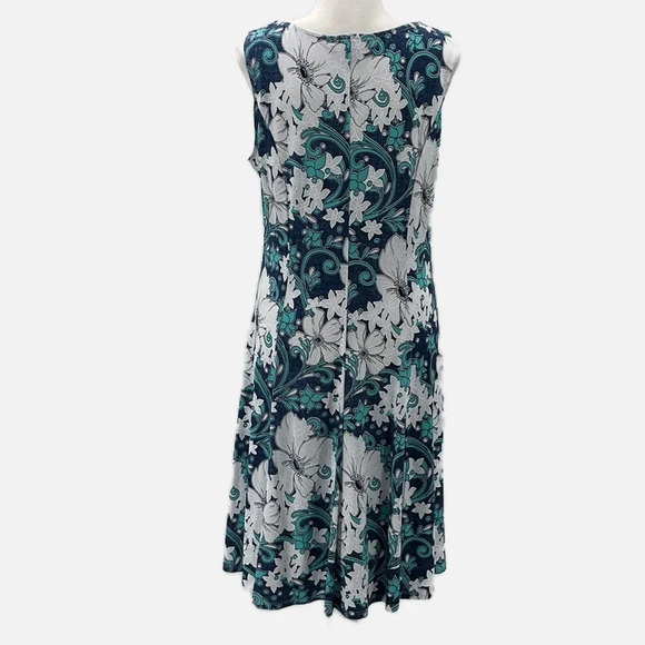 Perceptions NY 2 Tank Style Floral Dress & Peplum Jacket - 2 Piece Set - Medium - Picture 6 of 9